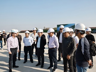 易放辉督查指导石澧项目建设