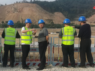 董必胜调研金塘冲水库枢纽项目建设