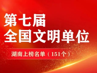 喜报！湖南省水电设计院荣获全国文明单位称号（附表彰名单）