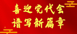 喜迎党代会，谱写新篇章